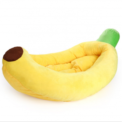 Detachable and washable banana  boat shaped pet_house